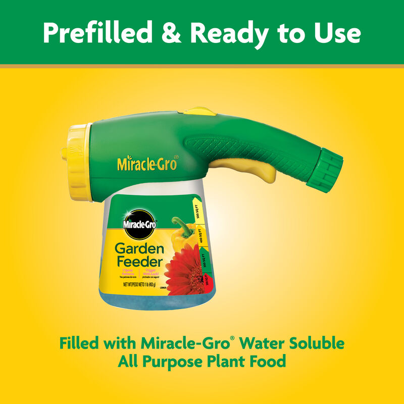 Miracle-Gro® Water Soluble All Purpose Plant Food and Garden Feeder Bundle image number null